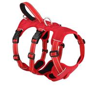 Harnais Tactique Militaire pour Chien avec Poignée De Commande Harnais Réfléchissant Extérieur pour Chien Harnais en Nylon pour Animaux De Compagnie Harnais pour Animaux De Compagnie sans Tractio