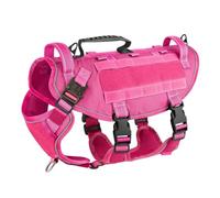 Harnais Tactique Militaire pour Chien, Harnais D'extérieur Réfléchissant en Nylon pour Chien, Gilet Réglable De Taille Moyenne Et Grande pour Chien, Harnais De Randonnée pour Animaux De Compagnie