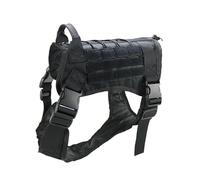 Harnais Tactique Militaire Réglable en Nylon pour Chien, Berger Allemand, Labrador, Bouledogue Français, Entraînement De Chasse, Camping, Gilet avec Poignée, Harnais pour Animaux De Compagnie,Un,