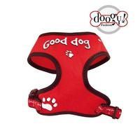 Harnais Tee-Shirt Nylon Fantaisie Doogy Rouge "Good Dog" Taille M