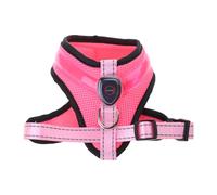 Harnais tendance pour chiens - Longueur réglable - Dos de poitrine - LED - Avec boucle robuste - Pour la promenade de nuit - Rechargeable