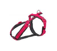 Harnais trekking pour chien taille M-L tour de ventre: 62-74 cm couleur rose / gris graphite.