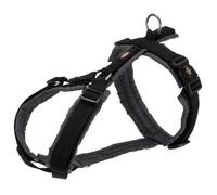 Harnais trekking TRIXIE Premium - M-L: 62-74 cm- 25mm - Noir et gris graphite