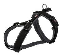 Harnais trekking TRIXIE Premium - S-M: 44-53 cm - 20mm - Noir et gris graphite noir/gris graphite G