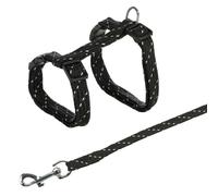 Harnais Trixie pour chat avec laisse, réfléchissant 27-45 cm/10 mm, 1,30 m