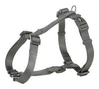 Harnais Trixie PREMIUM, M-L : 52-75 cm/ 20 mm, graphite