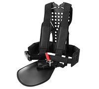 Harnais universel réglable pour débroussailleuse, sangle d'épaule rembourrée confortable, double sangle d'épaule en nylon, ceinture de tondeuse à gazon, tondeuse à gazon pour débroussailleuse