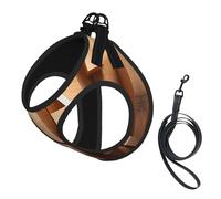 Harnais vertical en bois de chêne avec laisse pour petit chien - Pas de fuite - Facile à promener - Pour dressage et promenade