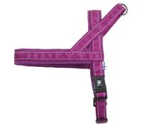 Harnais Violet Pour Chiens, Réglable, Réfléchissant, Confortable