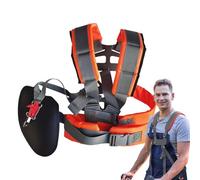 Harnais Weedeater | Harnais pour tondeuse à gazon | Ceinture de soutien rembourrée réglable pour débroussailleuse pour tailler le jardinage, l'entretien de la pelouse