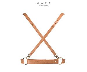 Harnais X marron - MAZE