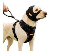 Harness for Dog, Adjustable Anti-Escape Vest with Nose Ear Muzzle