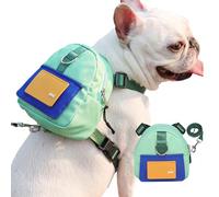 Harness pour animaux de compagnie de sac à selle - sac à dos pour chien, autonome | Pack de selle de chien confortable avec pochette de rangement, équipement léger pour animaux de compagnie pendant le