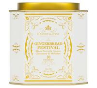 Harney & Sons Thé au pain d'épices, 30 sachets de fête du pain d'épices, un thé noir au gingembre et à la cannelle