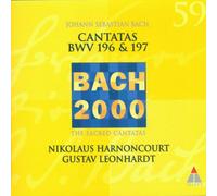 Harnoncourt - Les Cantates sacrées BWV 196 & 197 ( coll. Bach 2000 )