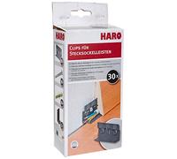 Haro 407198 Clips pour plinthes à clipser, 1 lot