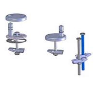 Haro articulée Haro BVO 409263 C4302G acier inoxydable, vis longue / courte, SoftClose classic