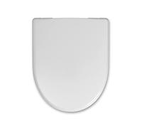 Haro Move Softclose Abattant WC 528644, blanc, charnière chevilles à c0102g ; Convient pour Keramag 4U/iCon