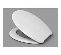 Haro siège WC Lago 527649 blanc, charnières en acier inoxydable