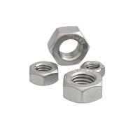 Haroar 5-20 Pièces 4-40 6-32 8-32 10-24 12-24 1/4-20 1/4-28 5/16-18 5/16-24 304 Écrou Hexagonal en Acier Inoxydable(6-32(10pcs))