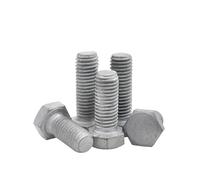 Haroar Boulon À Vis Hexagonale Externe Galvanisé M8-M10, Filetage Complet/Demi-fileté, Qualité 8., 5 20 Pièces(M10x35mm(5Pcs))