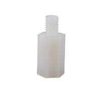 Haroar Pilier D'espacement Mâle Hexagonal en Nylon Blanc M3 M4 * L + 6mm, 20 À 100 Pièces, PCB Carte Mère Fixe(8mm(100Pcs),M3 (Thread 6mm))