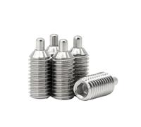 Haroar Plongeurs À Ressort en Acier Inoxydable M8 M10 304, avec Broches Extrémité Ronde, Vis Douille Hexagonale, 1 2 Pièces