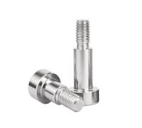 Haroar Vis À Épaule M2M2.5M3 M4 A2 en Acier Inoxydable, 5 10 Pièces, Capuchon Douille Hexagonale, Tête De Roulement Rouleaux, Boulon(10mm (L),(D4) M3 10PCS)