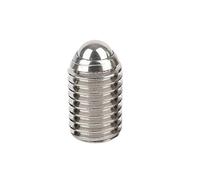 Haroar Vis De Réglage en Acier Inoxydable 304, 10 Pièces, Piston À Ressort Bille M2.5M3 M4 M5(10mm,M3-(10pcs))