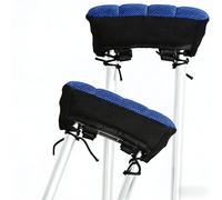 HaroKing Coussinets de béquilles à coussin d'air pour béquilles universelles sous les aisselles - Lot de 2 | Rembourrage respirant et confortable pour soulager la pression