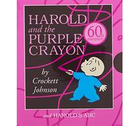Crockett Johnson – Harold and the Purple Crayon – Coffret 2 livres cartonnés – 0–4 ans