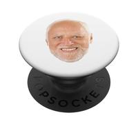 Harold Cringe Face Meme Funny Design PopSockets PopGrip Adhésif