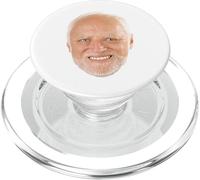 Harold Cringe Face Meme Funny Design PopSockets PopGrip pour MagSafe