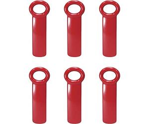 Harold Import Company Brix Original Easy Jar Ouvre-boîte, Plastique, Rouge, 6-Pack