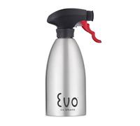 Harold Import Company Evo Barbecue Cuisine Huile d'olive et déclencheur de cuisine rechargeable non aérosol Pulvérisateur Bouteille en acier inoxydable 18/8, 16 oz