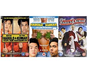 Harold & Kumar DVD Collection: Harold And Kumar Get The Munchies / Harold And Kumar Escape From Guantanamo Bay / A Very Harold And Kumar Christmas