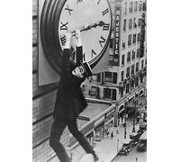Harold Lloyd - Comédie - Horloge Murale Classique Scène - poster A3