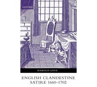 Harold Love English Clandestine Satire, 1660-1702 (Relié)