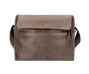 Harold's 2in1 Porte-documents en cuir 36 cm Compartiment pour ordinateur portable brun