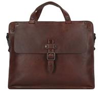 Harold's Aberdeen Attaché-case Cuir véritable 37 cm brun