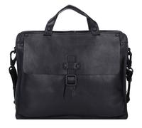 Harold's Aberdeen Attaché-case Cuir véritable 37 cm noir