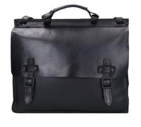 Harold's Aberdeen Attaché-case Cuir véritable 39 cm Compartiment ordinateur noir