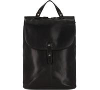Sac à dos en cuir Harold's Aberdeen City - Noir - Moderne - Femme - 38 cm