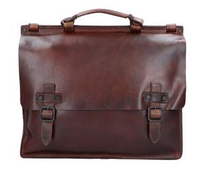 Harold's Aberdeen Messenger en cuir, 40 cm, compartiment pour ordinateur portable brun