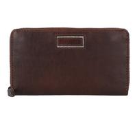 Harold's Aberdeen Porte-monnaie Protection RFID Cuir véritable 19 cm brun