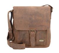 Sac bandoulière Harold's Antik - Marron - Cuir - Homme - 24cm x 9cm x 26cm
