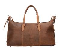 Harold's Antic Sac de voyage Weekender Cuir véritable 54 cm brun