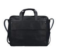 Harold's Ivy Lane Attaché-case Cuir véritable 40 cm Compartiment ordinateur noir