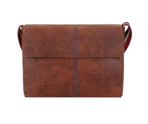 Harold's Keeper Messenger Cuir 32 cm brun