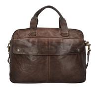 Harold's Saddle Porte-documents en cuir 41 cm Compartiment pour ordinateur portable brun
